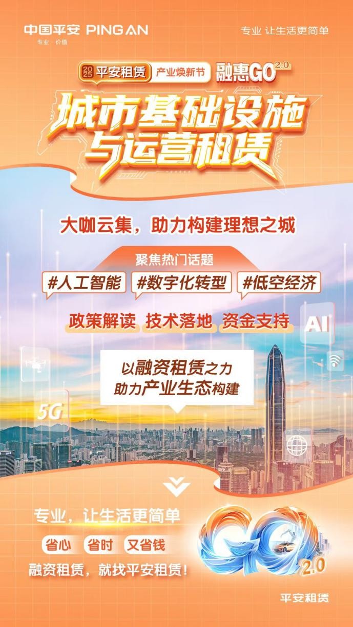 【2025融惠GO】  聚焦前沿，平台升级平安租赁助推智慧城市转型发展第1张