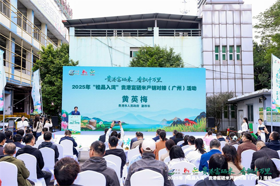 2025年“桂品入湾”贵港富硒米产销对接活动在广州成功举办第4张
